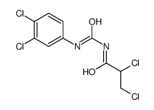 2,3-dichloro-N-[(3,4-dichlorophenyl)carbamoyl]propanamide结构式