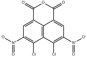 5,8-Dinitro-6,7-dichloro-1H,3H-naphtho[1,8-cd]pyran-1,3-dione结构式
