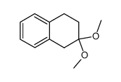 2,2-dimethoxy-1,2,3,4-tetrahydronaphthalene结构式