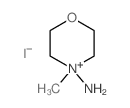 4-methyl-1-oxa-4-azoniacyclohexan-4-amine结构式