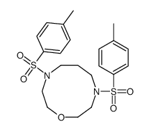 4,8-bis-(4-methylphenyl)sulfonyl-1,4,8-oxadiazecane结构式