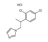 1-[2-(2,4-Dichloro-phenyl)-propyl]-1H-imidazole; hydrochloride结构式