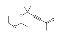 5-(1-ethoxyethoxy)-5-methylhex-3-yn-2-one结构式