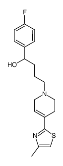1-(4-fluoro-phenyl)-4-[4-(4-methyl-thiazol-2-yl)-3,6-dihydro-2H-pyridin-1-yl]-butan-1-ol Structure