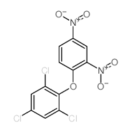 Benzene,1,3,5-trichloro-2-(2,4-dinitrophenoxy)-结构式