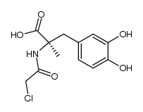 N-Chloroacetyl-D-α-methyl-DOPA Structure