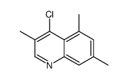 4-chloro-3,5,7-trimethylquinoline Structure