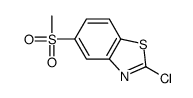 2-chloro-5-methylsulfonyl-1,3-benzothiazole结构式