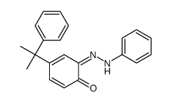 4-(1-methyl-1-phenylethyl)-2-(phenylazo)phenol结构式