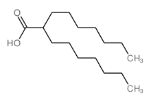 Nonanoic acid,2-heptyl- Structure