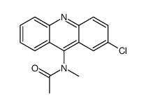 N-(2-chloroacridin-9-yl)-N-methylacetamide结构式