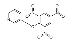 3-(2,4,6-trinitrophenoxy)pyridine结构式