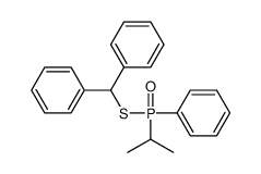 [phenyl-[phenyl(propan-2-yl)phosphoryl]sulfanylmethyl]benzene Structure