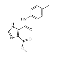 5-p-tolylcarbamoyl-1(3)H-imidazole-4-carboxylic acid methyl ester结构式