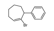 1-bromo-7-phenylcycloheptene Structure