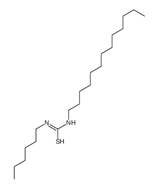1-hexyl-3-tridecylthiourea Structure
