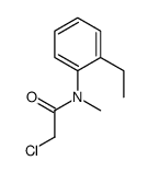 2-chloro-N-(2-ethylphenyl)-N-methylacetamide结构式