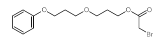 3-(3-phenoxypropoxy)propyl 2-bromoacetate结构式