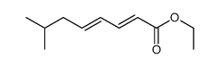 ethyl 7-methylocta-2,4-dienoate结构式