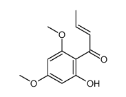 1-(6-Hydroxy-2,4-dimethoxyphenyl)-2-butene-1-one结构式