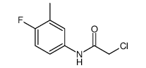 2-chloro-N-(4-fluoro-3-methylphenyl)acetamide结构式