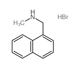 N-methyl-1-naphthalen-1-yl-methanamine structure