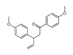 1,3-bis(4-methoxyphenyl)pent-4-en-1-one结构式