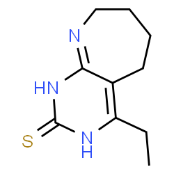 2H-Pyrimido[4,5-b]azepine-2-thione,4-ethyl-1,3,5,6,7,8-hexahydro-(9CI)结构式