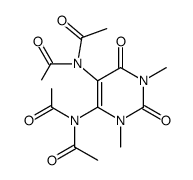 Acetamide,N,N-(1,2,3,6-tetrahydro-1,3-dimethyl-2,6-dioxo-4,5-pyrimidinediyl)bis[N-acetyl- (9CI) Structure