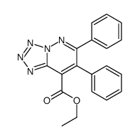 ethyl 6,7-diphenyltetrazolo[1,5-b]pyridazine-8-carboxylate结构式