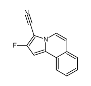 2-fluoropyrrolo[2,1-a]isoquinoline-3-carbonitrile结构式