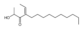 4-ethylidene-2-hydroxytetradecan-3-one Structure