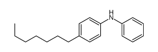 4-庚基-N-苯基苯胺结构式