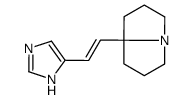 8-[2-(1H-imidazol-5-yl)ethenyl]-1,2,3,5,6,7-hexahydropyrrolizine Structure