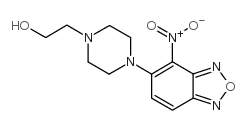 4-(4-Nitro-5-benzofurazanyl)-1-piperazineethanol structure