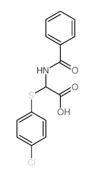 Acetic acid,(benzoylamino)[(4-chlorophenyl)thio]- (9CI) picture