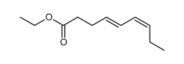 nona-4t,6c-dienoic acid ethyl ester Structure