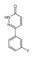 6-(3-fluorophenyl)pyridazine-3(2H)-one结构式