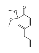 4-allyl-6,6-dimethoxycyclohexa-2,4-dien-1-one结构式