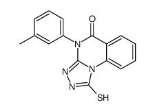 1-疏基-4-(3-甲基苯基)[1,2,4]噻唑并[4,3-a]喹唑啉-5(4h)-酮图片