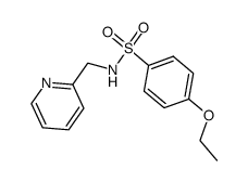 4-ethoxy-N-pyridin-2-ylmethylbenzenesulfonamide结构式