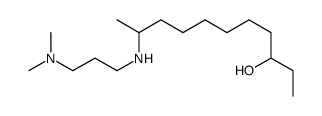 10-[3-(dimethylamino)propylamino]undecan-3-ol结构式