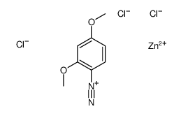 2,4-dimethoxybenzenediazonium trichlorozincate Structure