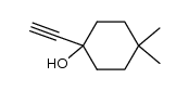 1-ethynyl-4,4-dimethylcyclohexanol Structure