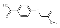 4-[(2-METHYLPROP-2-ENYL)OXY]BENZOIC ACID Structure