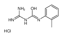 1-(diaminomethylidene)-3-(2-methylphenyl)urea,hydrochloride Structure