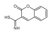 2-OXO-2H-CHROMENE-3-CARBOTHIOAMIDE结构式