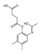 Succinic acid hydrogen 1-(2-acetylamino-4,5-dimethylphenyl) ester picture
