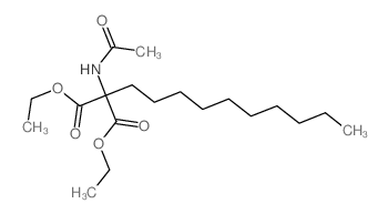 diethyl 2-acetamido-2-decyl-propanedioate picture