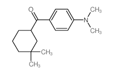 (4-dimethylaminophenyl)-(3,3-dimethylcyclohexyl)methanone Structure